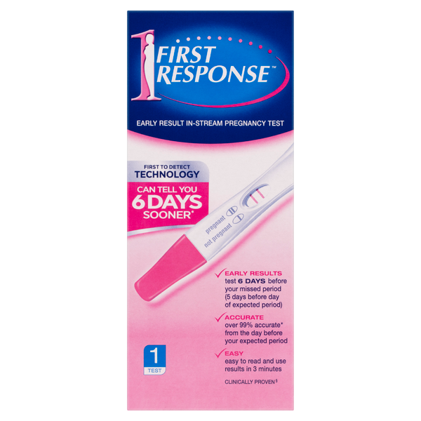 First Response Instream Pregnancy Test 1 Pack
