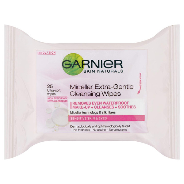 Garnier SkinActive Micellar Cleansing Wipes 25 Pack