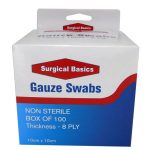 Gauze Swabs 10cm x 10cm Box 100