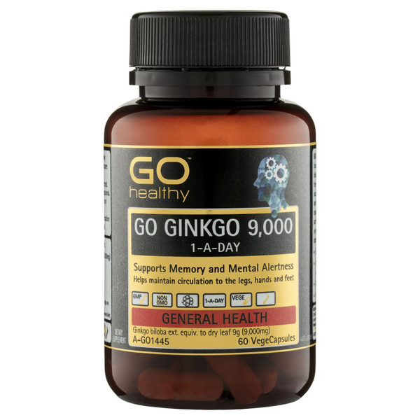 GO Healthy GO GinkGO 9000+ 60 Capsules