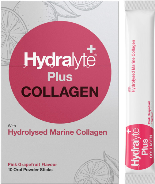 Hydralyte Plus Collagen Powder 10 Sticks