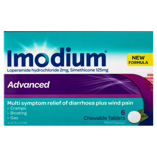 Imodium Advanced Diarrhoea Relief 6 Tablets