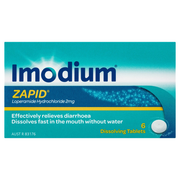 Imodium Zapid 2mg 6 Tablets