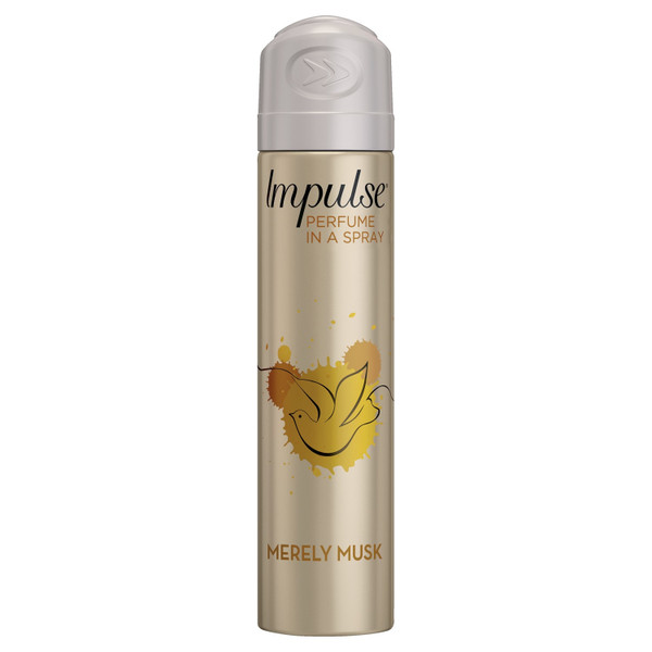 Impulse Body Spray Deodorant Merely Musk 75ml