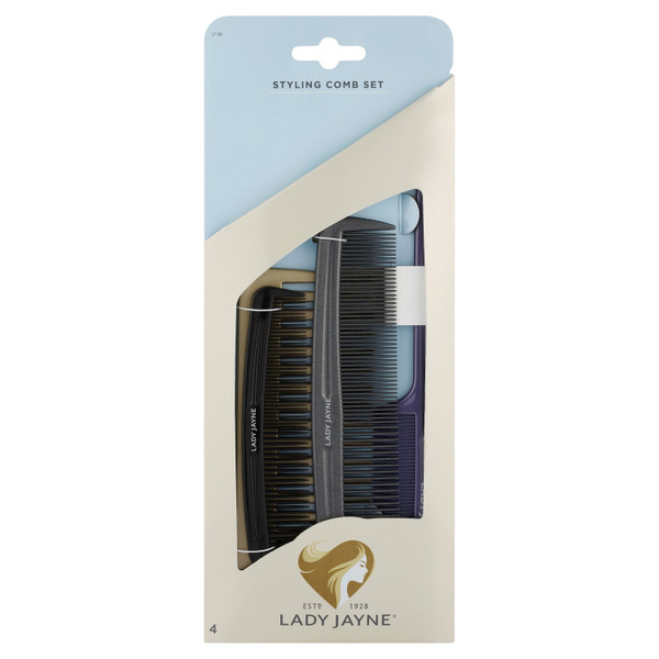 Lady Jayne Family Combs 4 Pack