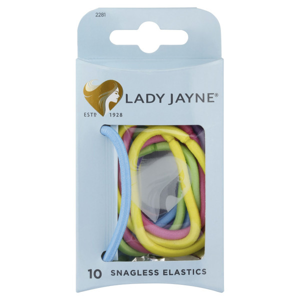 Lady Jayne Snagless Thick Elastics Pack 10