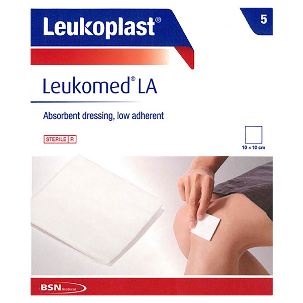 Leukomed LA Low Adherent Dressing 5cm x 5cm 5Pack