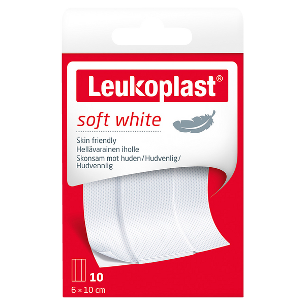 Leukoplast Soft Dressing 6cm x 10cm 10 Pack