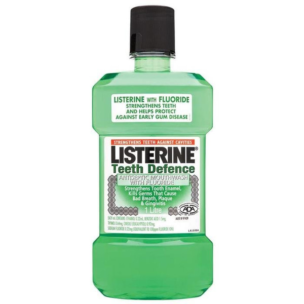 Listerine Teeth Defence Mouthwash 1L
