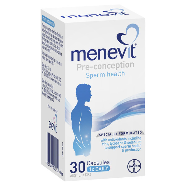 Menevit Male Fertility Supplement 30 Capsules