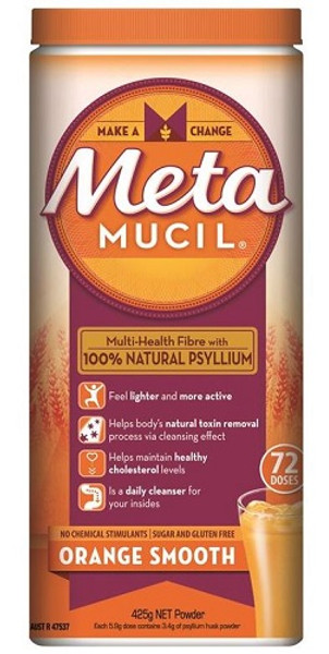 Metamucil Fibre Supplement Orange Smooth 72 Doses
