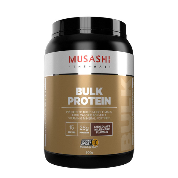 Musashi Bulk Protein Chocolate Milkshake 900g