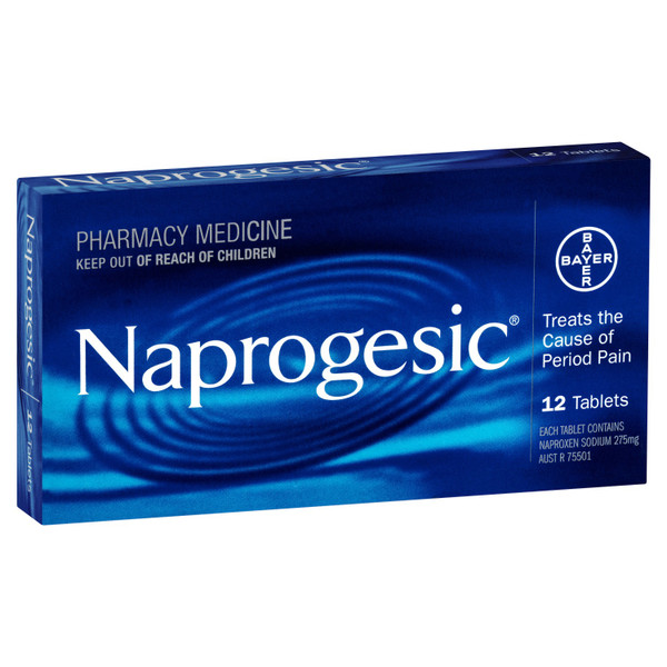 NaproGesic 275MG Naproxen 12 Tabletslets