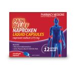 Naproxen Pain Relief Liquid Capsules 10 Pack