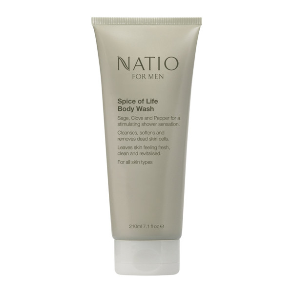 Natio For Men Spice Of Life Body Wash 210ml