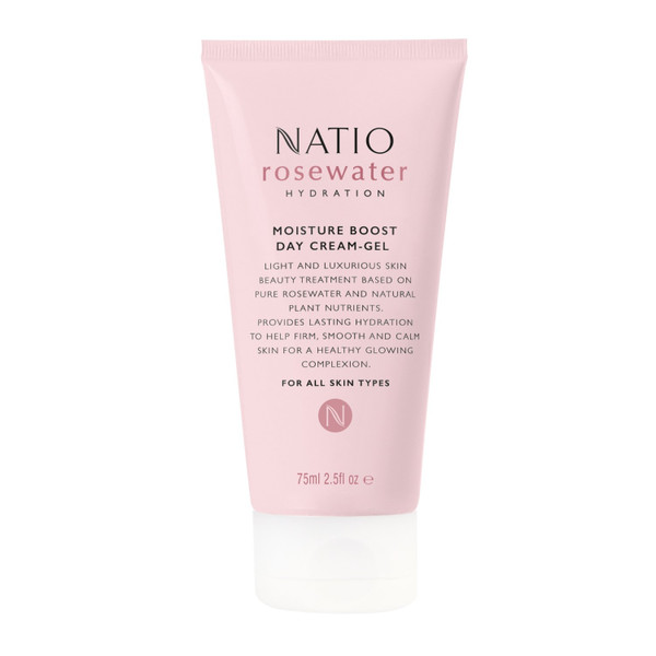Natio Rosewater Day Cream Gel 75ml