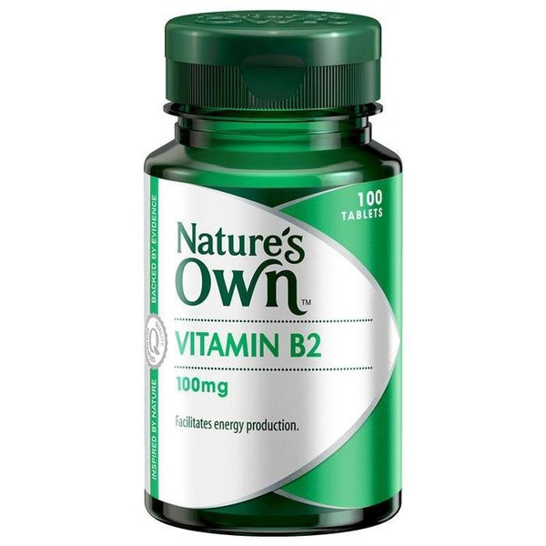 Nature's Own Vitamin B2 100MG X 100 TABS