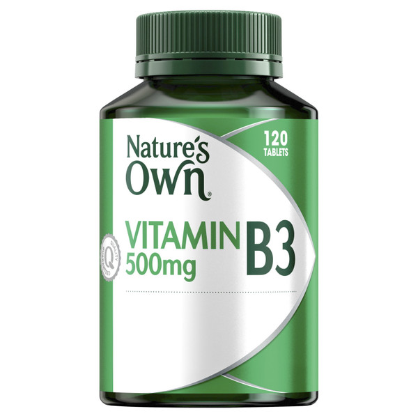 Nature's Own Vitamin B3 500mg 120 Tablets