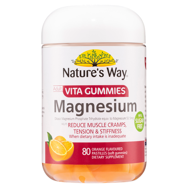 Nature's Way Adults Vita Gummies Magnesium 80 Pack