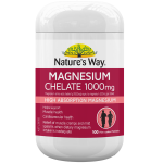 Nature's Way Magnesium Chelate 1000mg 100 Tablets
