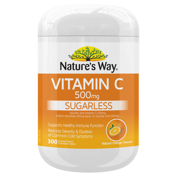 Nature's Way Vitamin C 500mg 300 Tablets