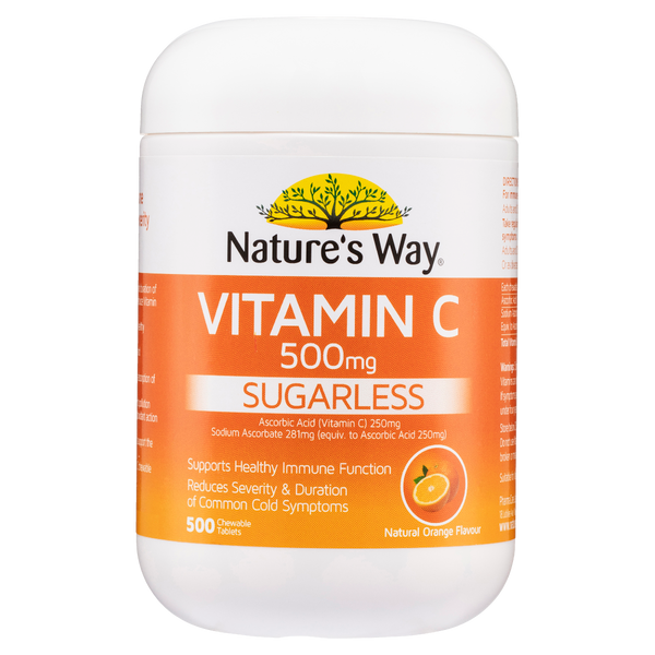 Nature's Way Vitamin C 500mg 500 Tablets