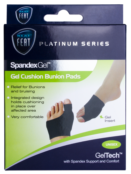 Neat Feat Spandex Gel Cushion Bunion Pads Medium
