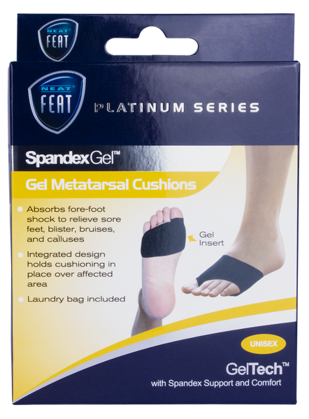 Neat Feat Spandex Gel Metatarsal Cushion Large 2 Pack