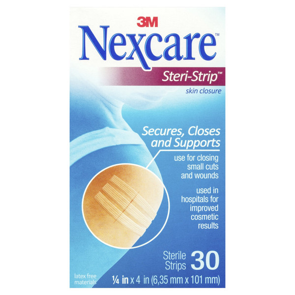 Nexcare SteriStrip Skin Closures White 6x75mm 20 Pack