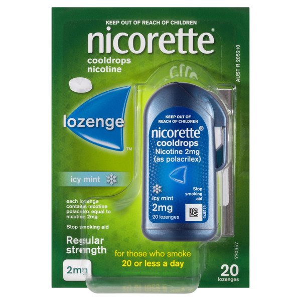 Nicorette Cooldrops 2mg 20 Lozenges