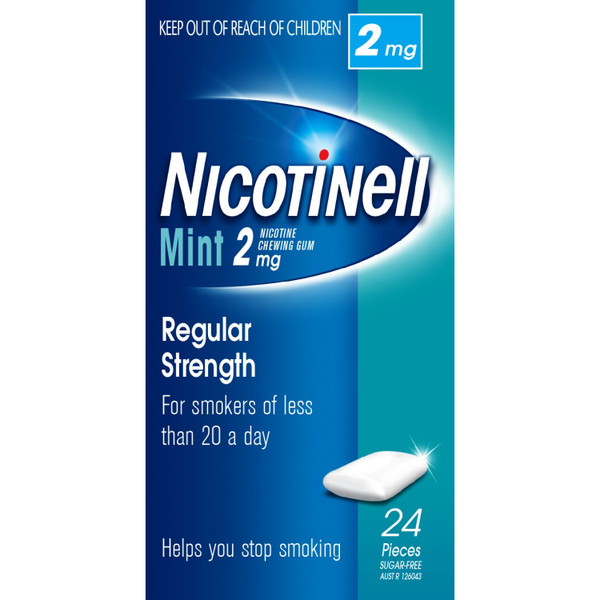Nicotinell Gum Mint 2mg 24 Pack