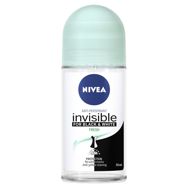Nivea Invisible Black & White Clear Roll-on 50ml