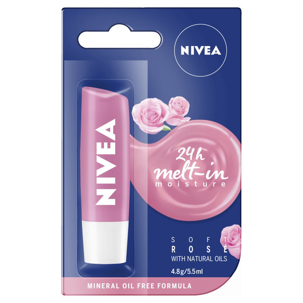 Nivea Lip Soft Rose 4.8g