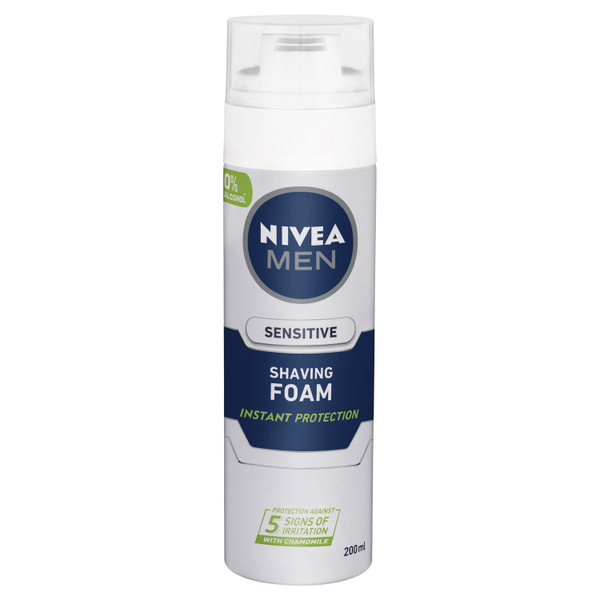 Nivea Men Sensitive Shaving Foam 200mL