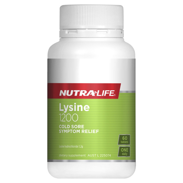 Nutra-Life L-Lysine 1200mg - 60 Tablets
