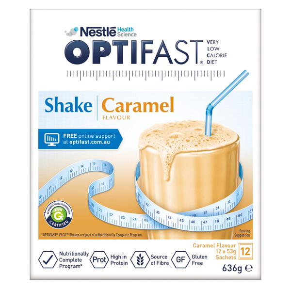 Optifast VLCD Shake Caramel 12x53g