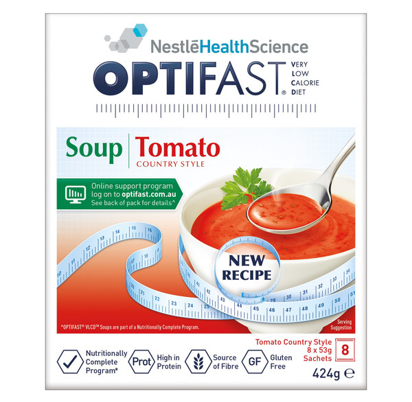 Optifast VLCD Tomato Soup Country Style 8 Pack