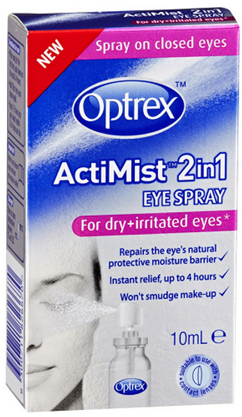 Optrex Actimist Eye Spray For Dry & Irritated Eyes 10mL