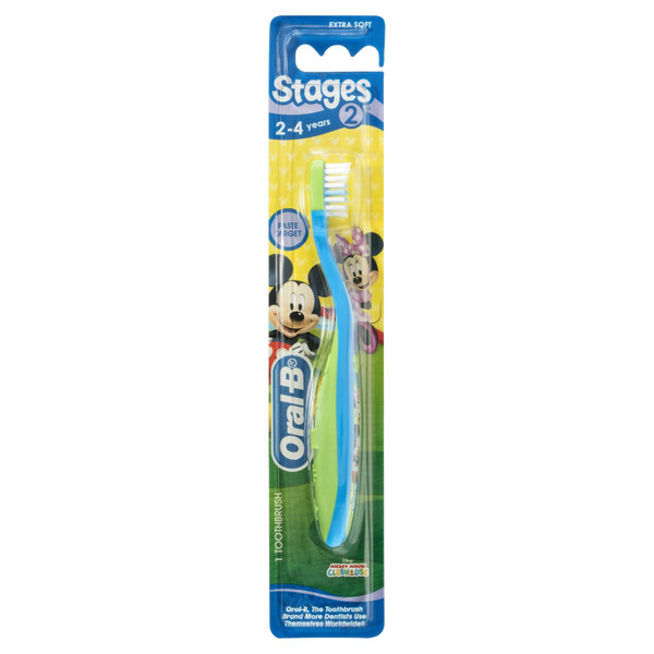 Oral-B Stages 2 Mickey 2-4 Years Toothbrush Extra Soft
