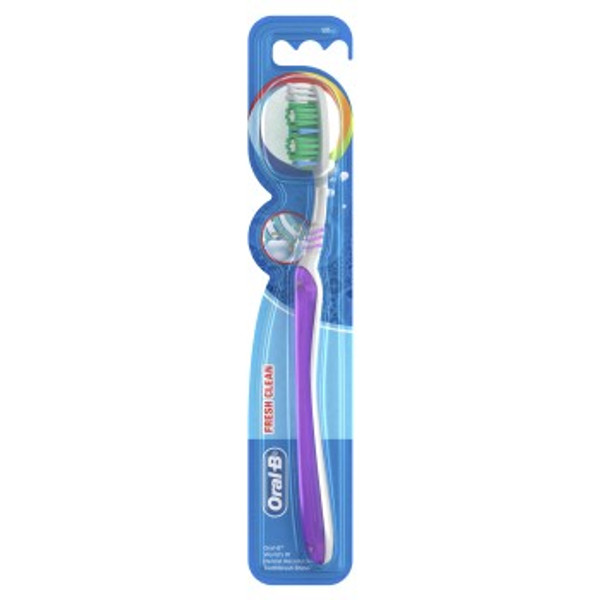 Oral B Toothbrush Fresh Clean Soft 40 Tongue Cleaner 1 Pack