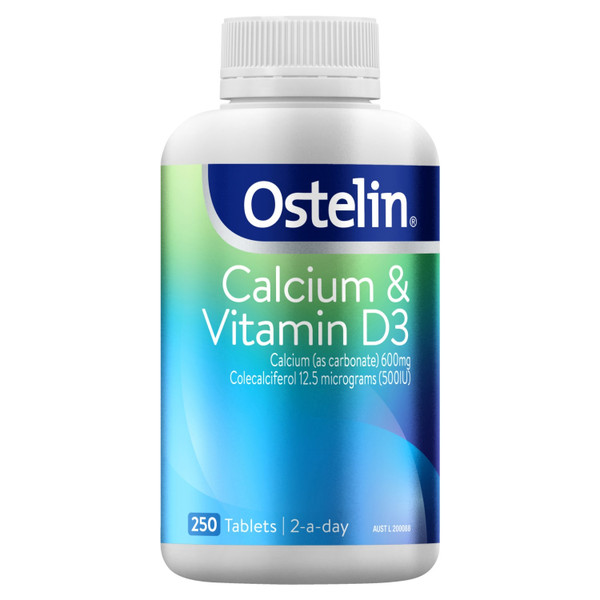 Ostelin Vitamin D Plus Calcium 250 Tablets