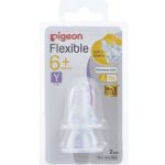 Pigeon Peristaltic Slim Neck Teat Y-Cut 2 Pack