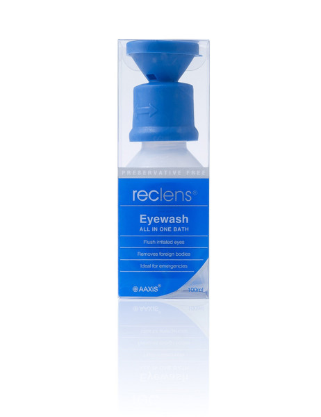 Reclens Eyewash with Eye Cup 100Ml
