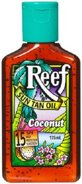 Reef Coconut Sun Tan Oil SPF 15+ 125ml