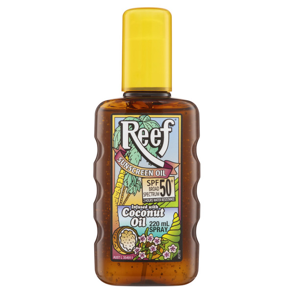 Reef Sunscreen Oil Spray Spf50+ 220Ml