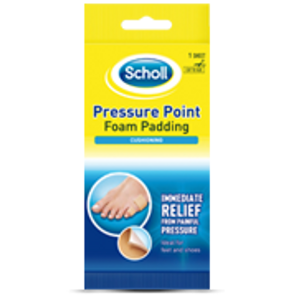 Scholl Pressure Point Foam Padding 1 Sheet