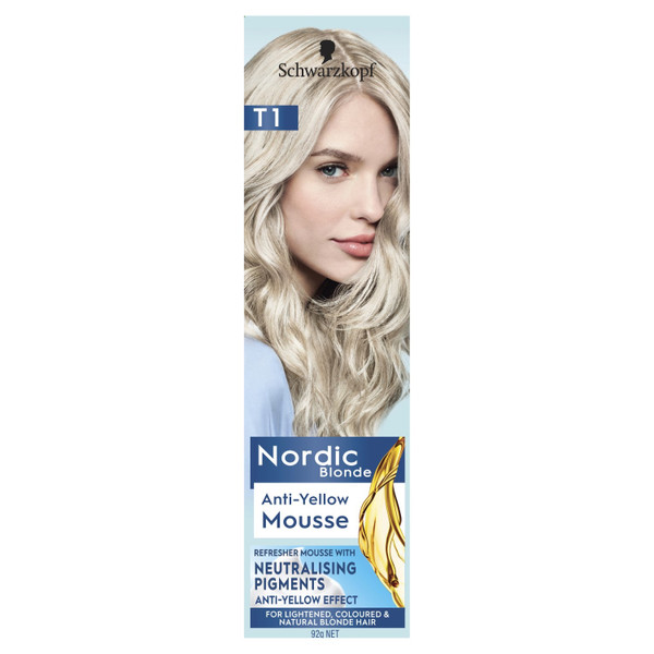 Schwarzkopf Nordic Blonde T1 Anti-Yellow Mousse