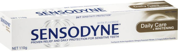 Sensodyne Daily Care + Whitening Toothpaste 110g