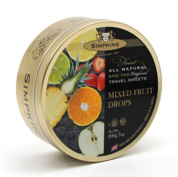 Simpkins Drops Mixed Fruit Travel Tin