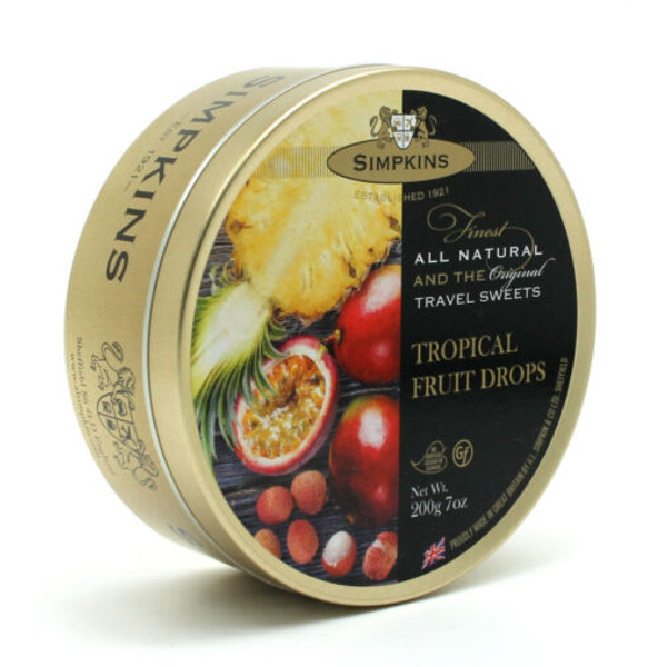 Simpkins Drops Tropical Fruit Travel Tin